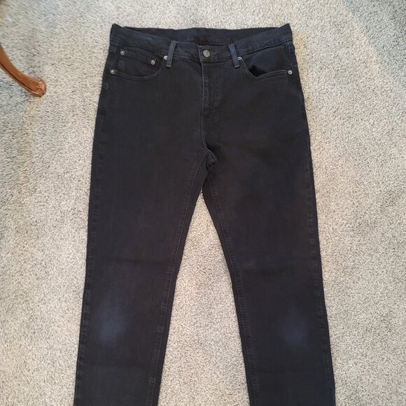 Men's Levi's Black Jeans 33 x 34 in good Condition! - Picture 1 of 9